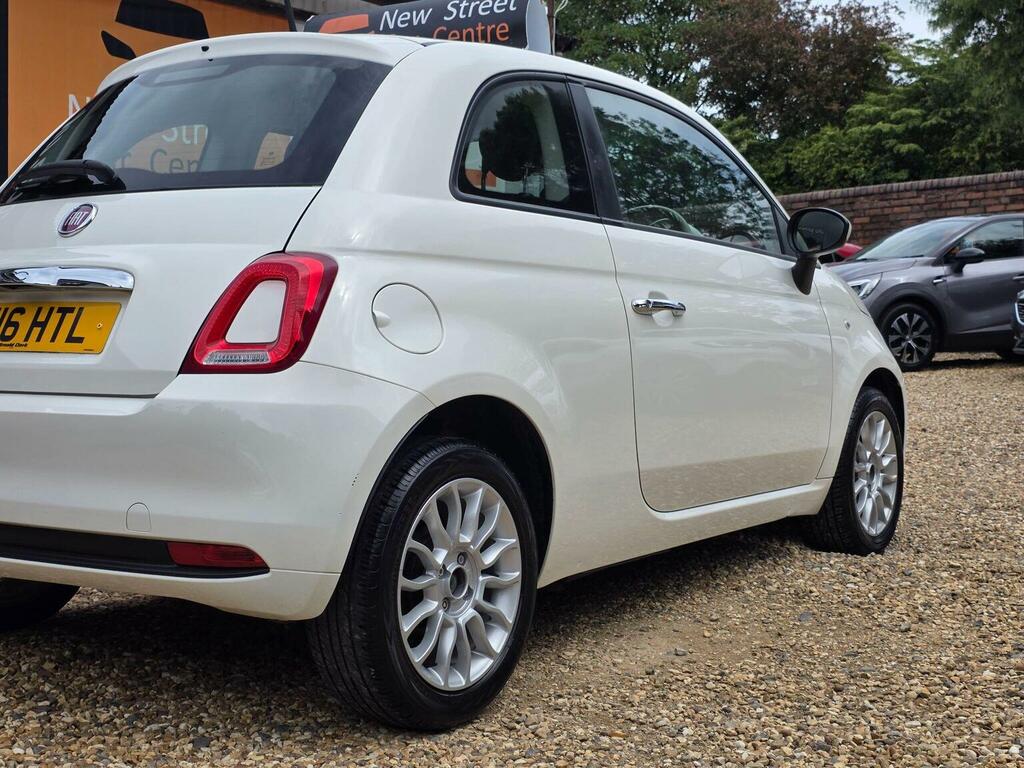 Fiat 500 Hatchback 1.2 Eco Pop Star Euro 6 Ss 2016 WT16HTL White #5