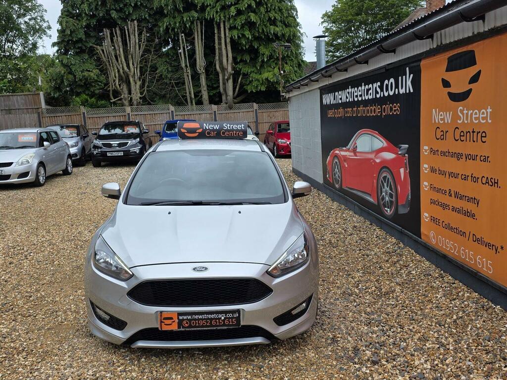 Ford Focus Hatchback 1.0T Ecoboost St-line Euro 6 Ss YM18NHU Silver #3