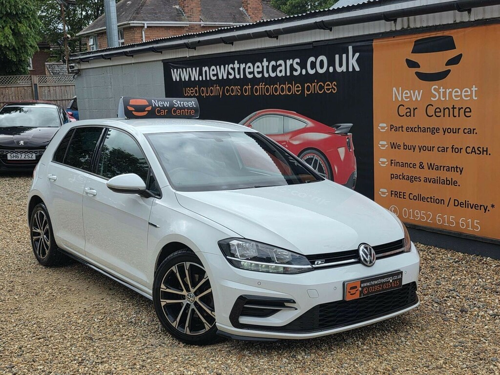 Volkswagen Golf Hatchback 1.5 Tsi Evo R-line Euro 6 Ss 201 White