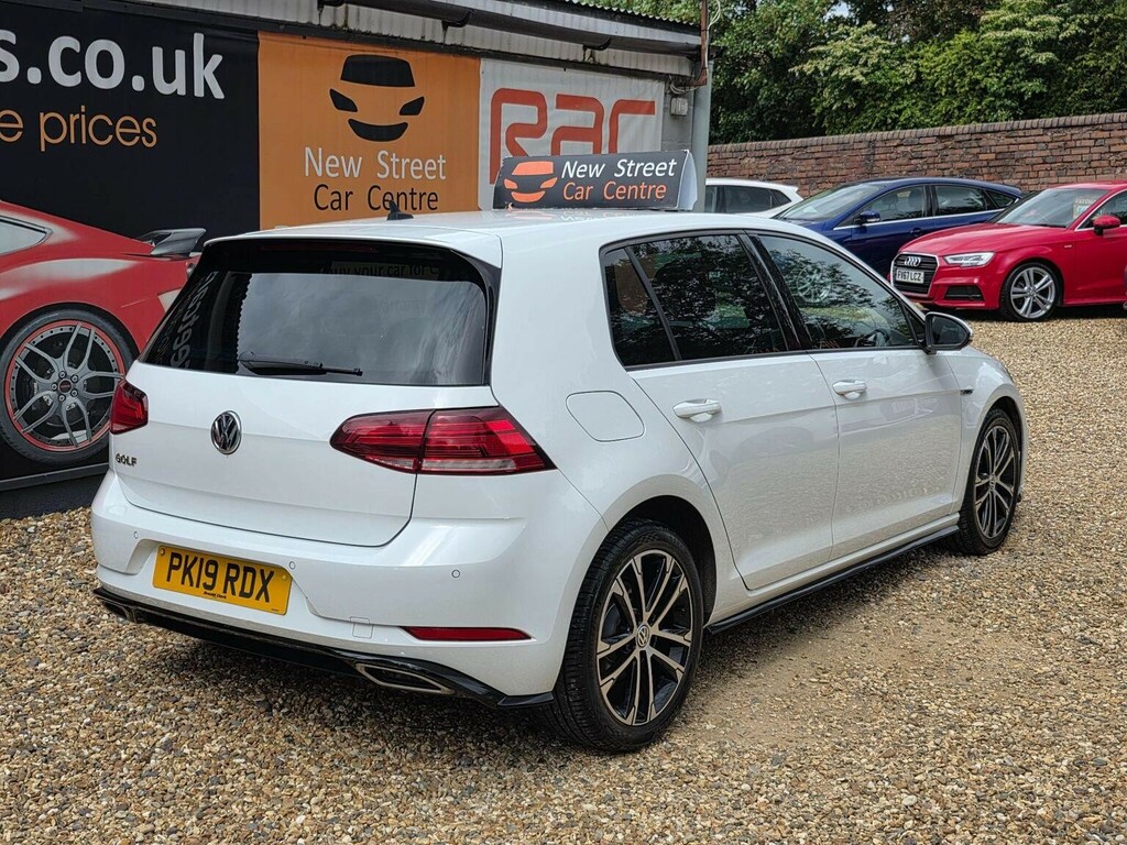 Volkswagen Golf Hatchback 1.5 Tsi Evo R-line Euro 6 Ss 201 PK19RDX White #6