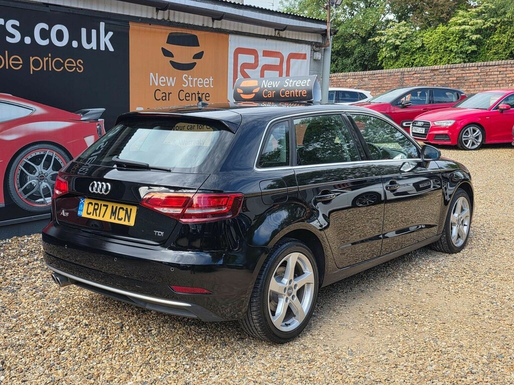 Audi A3 Hatchback 2.0 Tdi Sport Sportback Euro 6 Ss CR17MCN Black #6