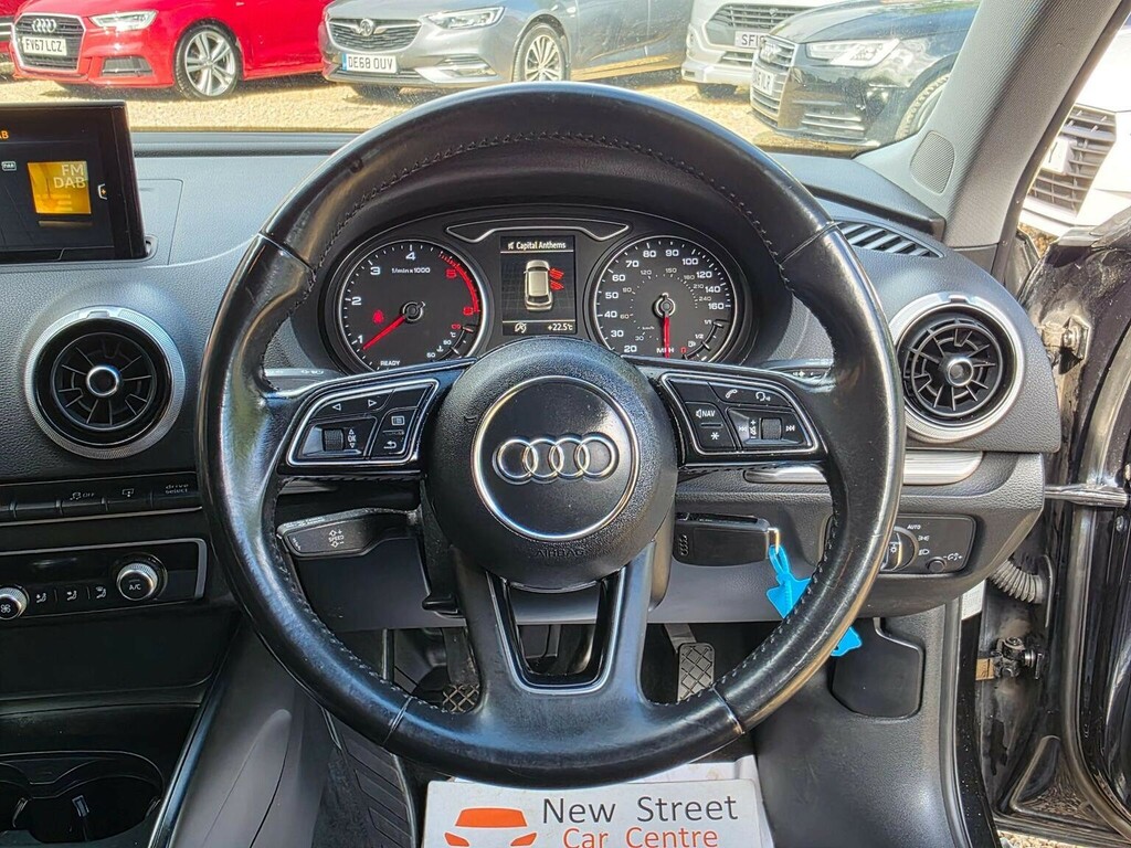 Audi A3 Hatchback 2.0 Tdi Sport Sportback Euro 6 Ss CR17MCN Black #4