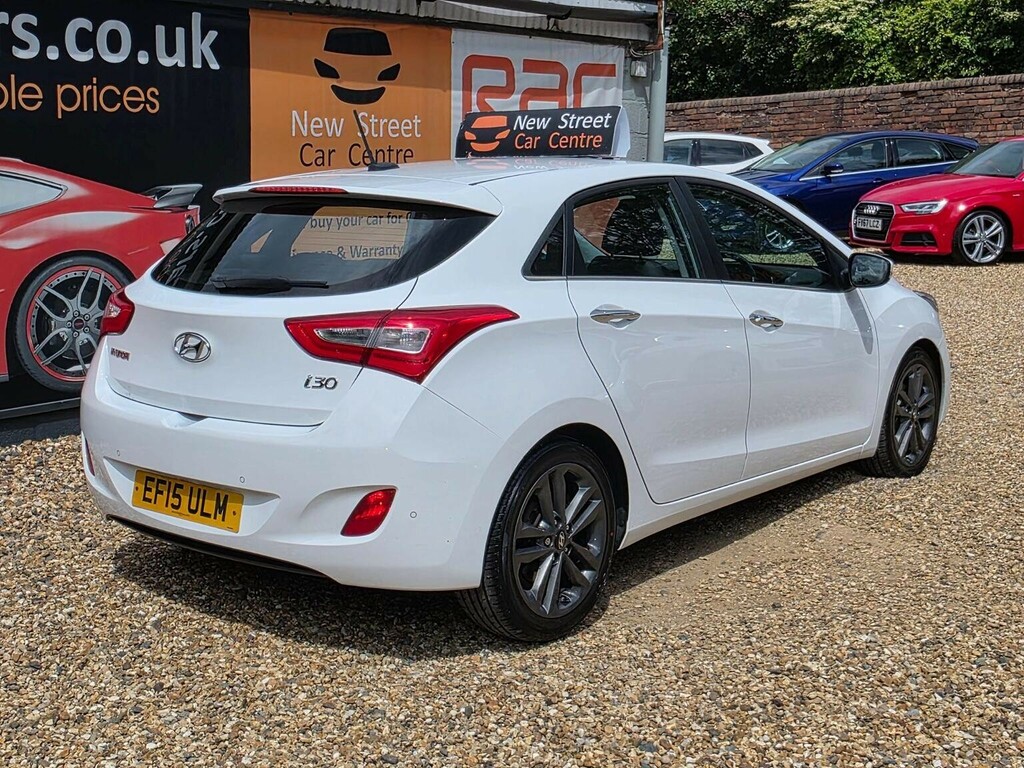Hyundai I30 Hatchback 1.6 Crdi Blue Drive Premium Dct Euro 6 White #6
