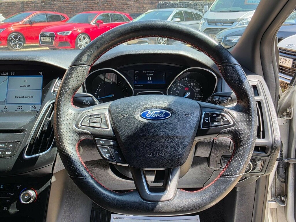 Ford Focus 1.0T Ecoboost St-line X Euro 6 Ss DV18HTT Silver #4
