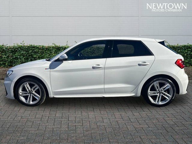 Audi A1 1.0 Tfsi 25 S Line Sportback S Tronic E RF72UNE White #4