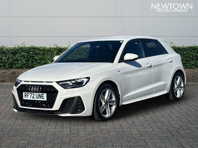 Audi A1 1.0 Tfsi 25 S Line Sportback S Tronic E RF72UNE White #3