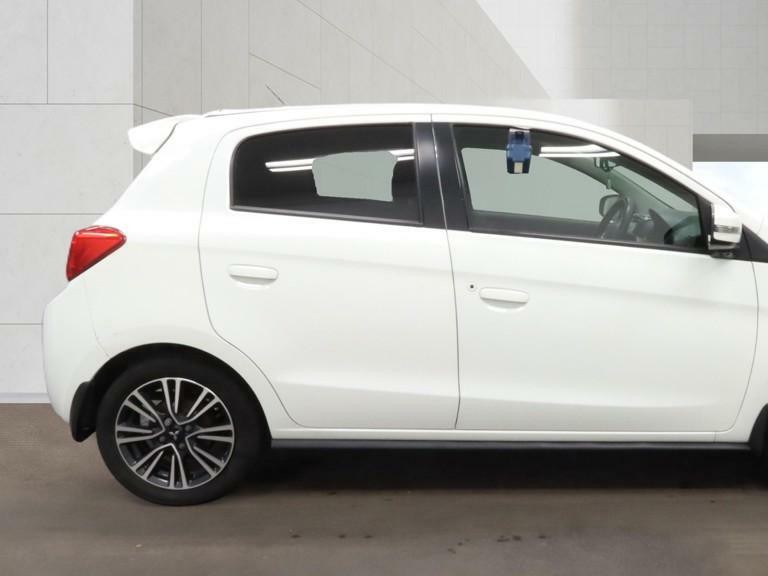 Mitsubishi Mirage 1.2 Juro Hatchback Cvt Euro 6 Ss 79 White #3