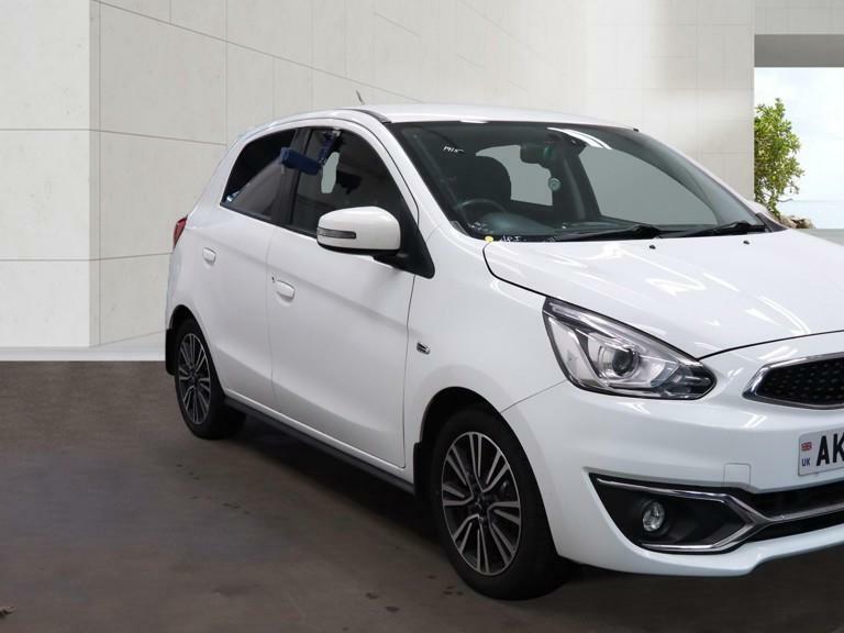 Mitsubishi Mirage 1.2 Juro Hatchback Cvt Euro 6 Ss 79 White