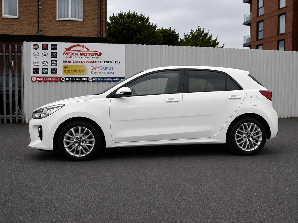Kia RIO 1.4 2 Hatchback Euro 6 98 Bhp GM17MYZ White #4