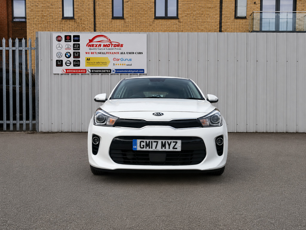 Kia RIO 1.4 2 Hatchback Euro 6 98 Bhp GM17MYZ White #2