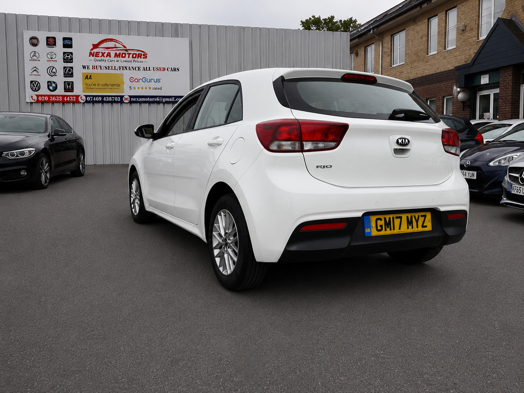 Kia RIO 1.4 2 Hatchback Euro 6 98 Bhp GM17MYZ White #5