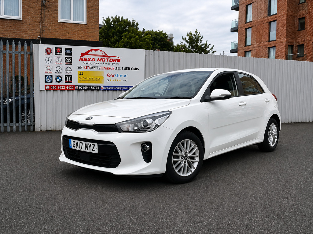 Kia RIO 1.4 2 Hatchback Euro 6 98 Bhp GM17MYZ White