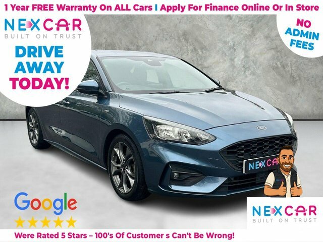Ford Focus 2018 1.0T Ecoboost St-line Hatchback Ma Blue