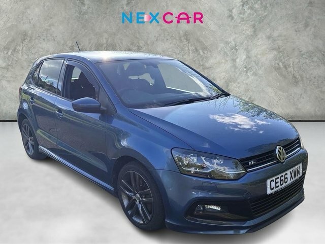 Volkswagen Polo 2016 1.0 Tsi Bluemotion Tech R-line Hatchback Blue
