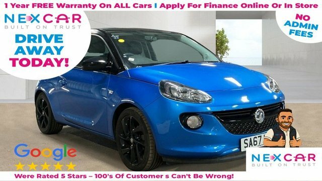 Vauxhall Adam 2017 1.2I Ecoflex Energised Hatchback M Blue
