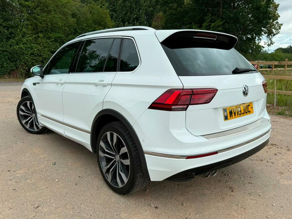 Volkswagen Tiguan 2.0 Tdi R-line Dsg Euro 6 Ss WV18JUC White #4