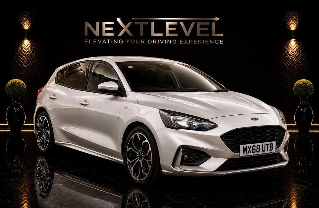 Ford Focus 1.0T Ecoboost St-line X Euro 6 Ss MX68UTB Silver
