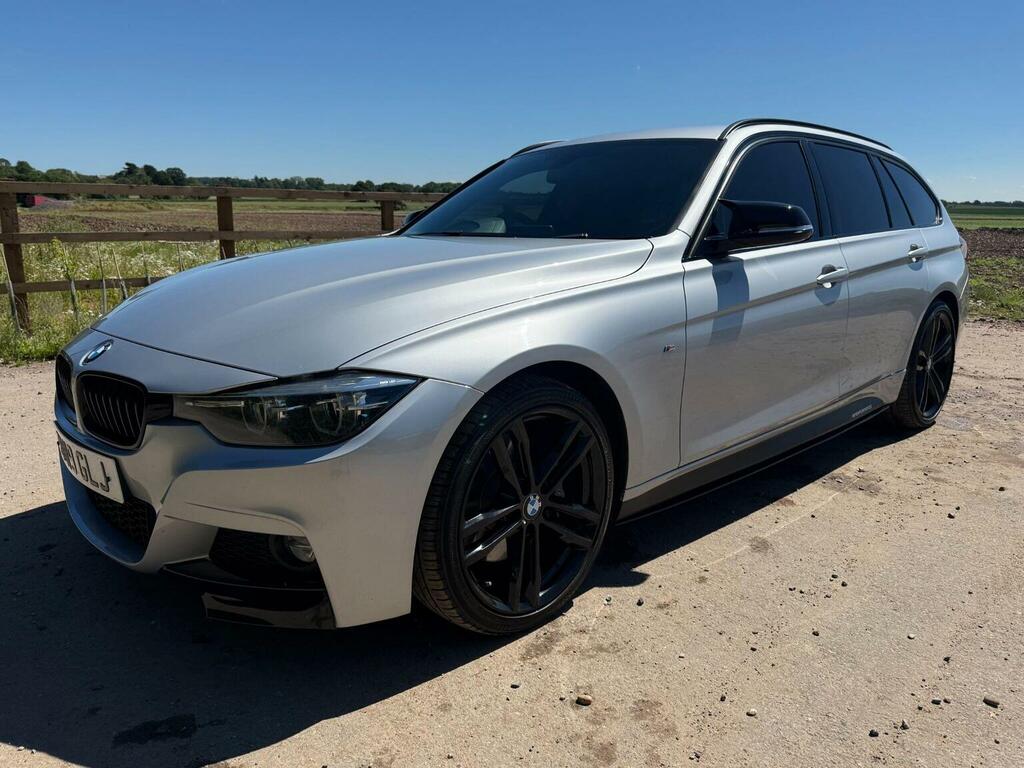 BMW 3 Series 2.0 320D M Sport Shadow Edition Touring Euro Silver #4