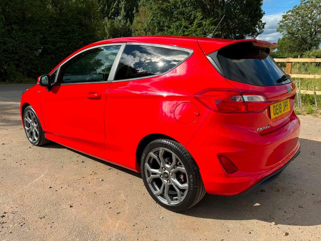 Ford Fiesta 1.0T Ecoboost St-line Euro 6 Ss Red #4
