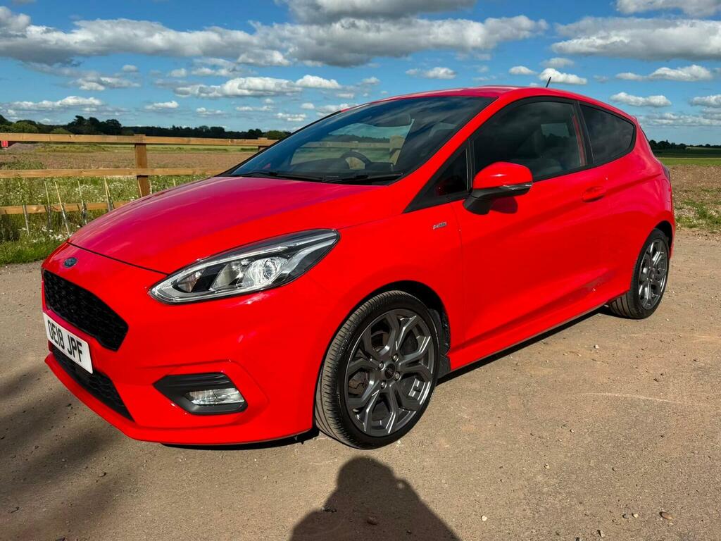 Ford Fiesta 1.0T Ecoboost St-line Euro 6 Ss Red #3