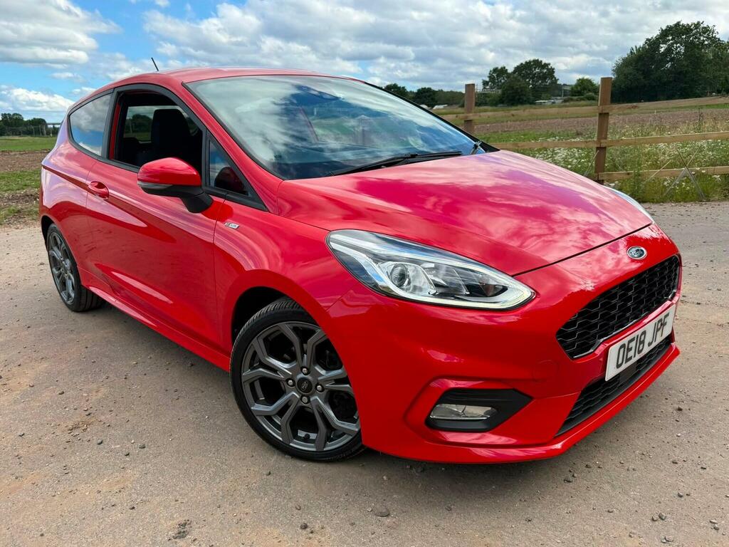 Ford Fiesta 1.0T Ecoboost St-line Euro 6 Ss Red #5