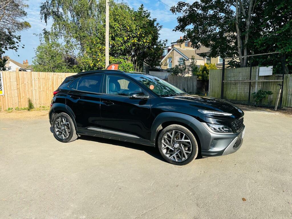 Hyundai Kona Suv 1.6 H-gdi Ultimate Dct Euro 6 Ss 2023 MT23BGX Black #2