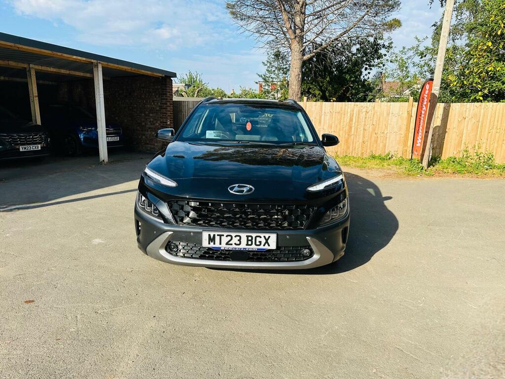 Hyundai Kona Suv 1.6 H-gdi Ultimate Dct Euro 6 Ss 2023 MT23BGX Black #4