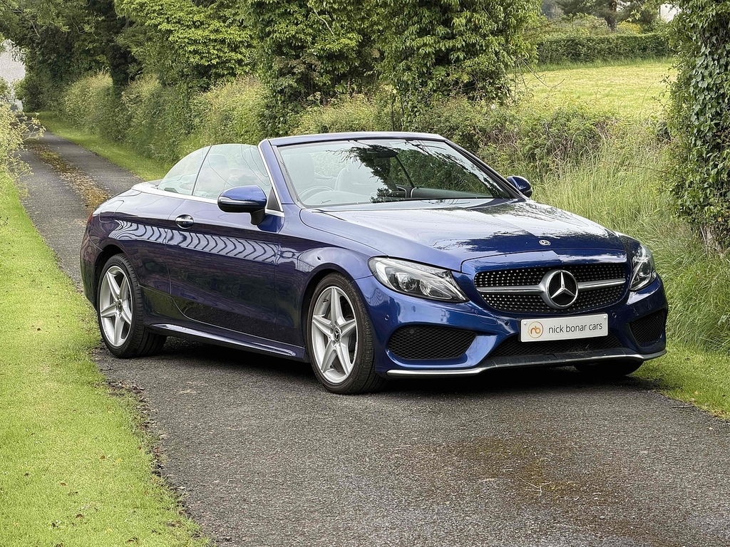 Mercedes-Benz C Class C220d Amg Line SJ67OKZ Blue #4
