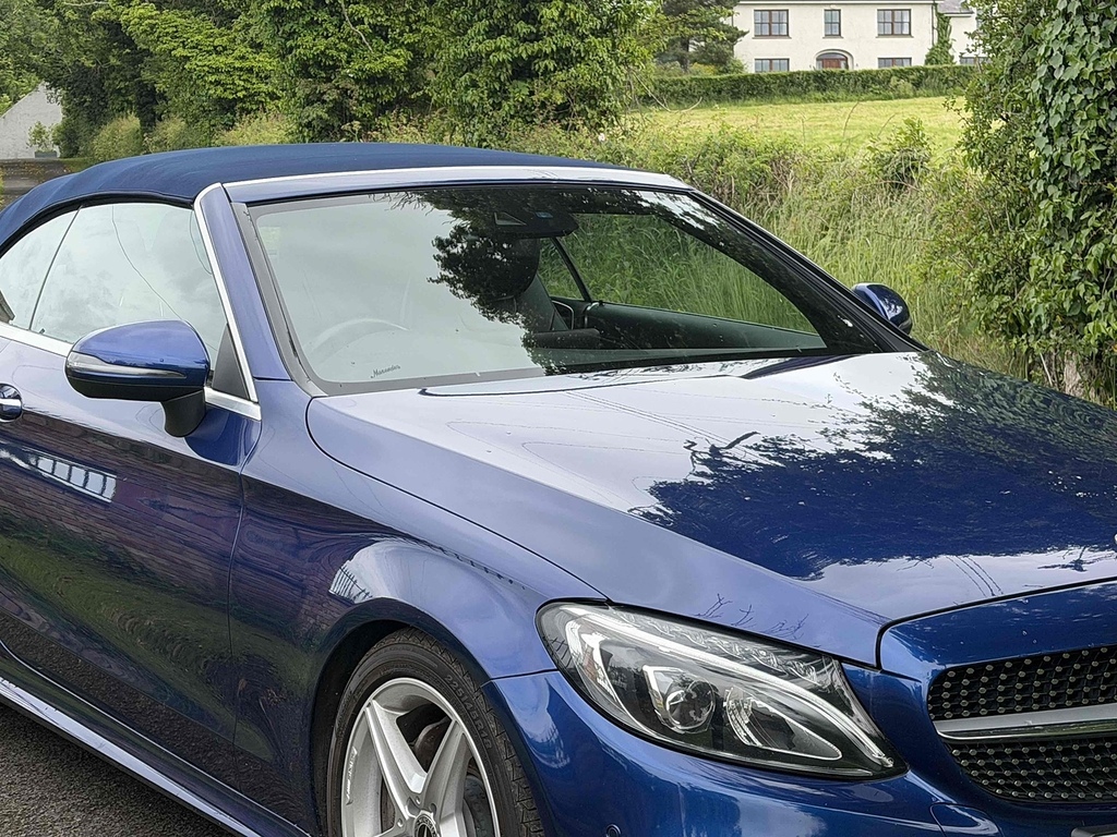 Mercedes-Benz C Class C220d Amg Line SJ67OKZ Blue #6