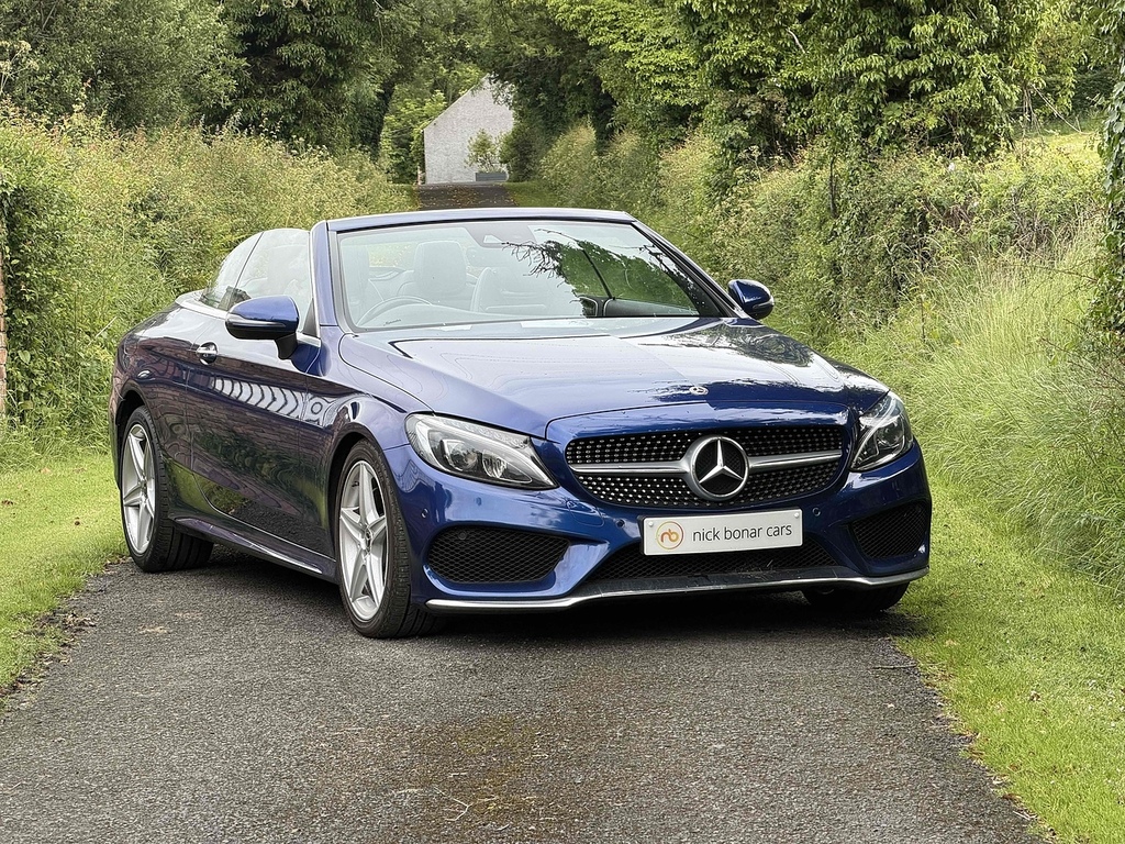 Mercedes-Benz C Class C220d Amg Line SJ67OKZ Blue #3