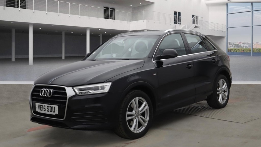 Audi Q3 2.0 Tdi S Line Ulez Half Leather Dab B VE15SDU Black #4
