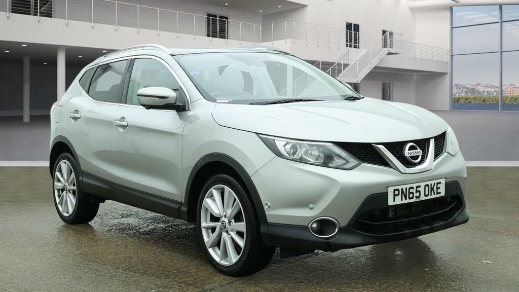 Nissan Qashqai 1.2 Dig-t Tekna Xtronic Panroof Nav Cam PN65OKE Silver