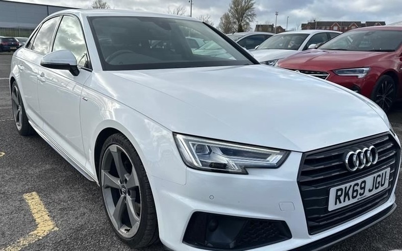 Audi A4 35 Tfsi Black Edition Tech Pk Nav Dab White