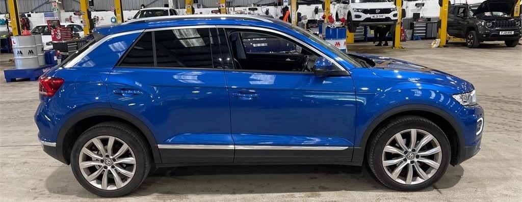Volkswagen T-Roc 1.5 Tsi Evo Sel 1 Owner Sat Nav Car Net Blue