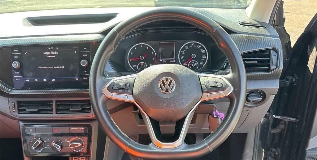 Volkswagen T-Cross 1.0 Tsi 115 Se Car Net Apps Ulez Dab GJ70GTY Black #6