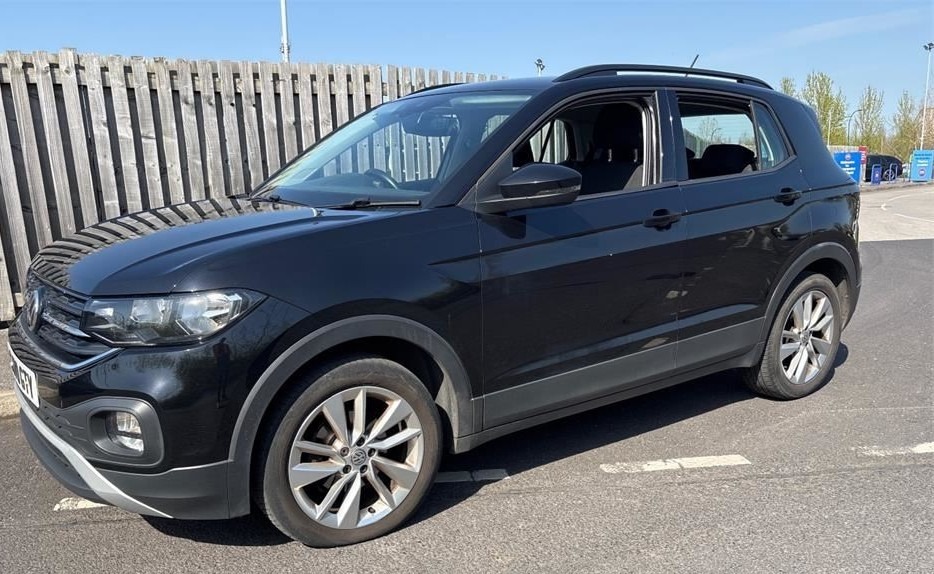 Volkswagen T-Cross 1.0 Tsi 115 Se Car Net Apps Ulez Dab GJ70GTY Black #4