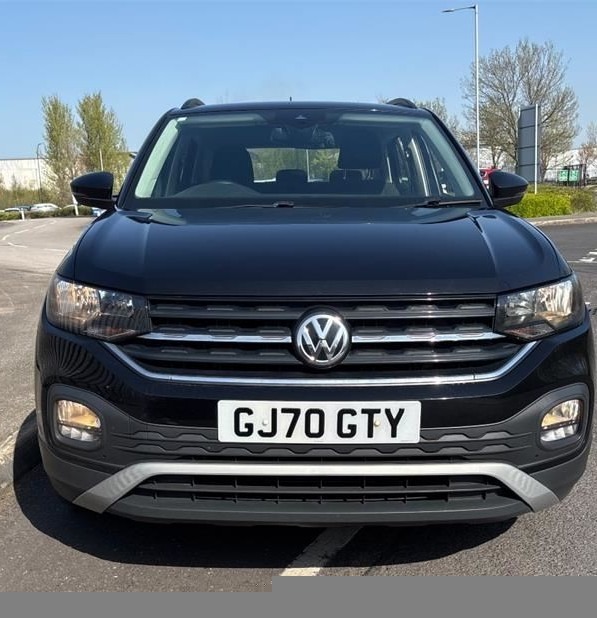 Volkswagen T-Cross 1.0 Tsi 115 Se Car Net Apps Ulez Dab GJ70GTY Black #3