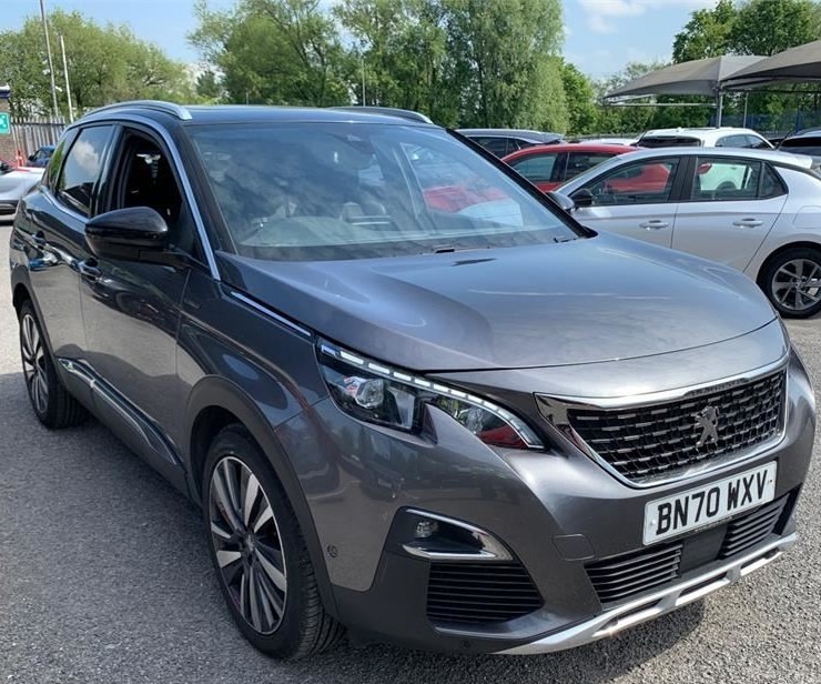 Peugeot 3008 2.0 Bluehdi 180 Gt Line Premium Eat8 Panroo Grey
