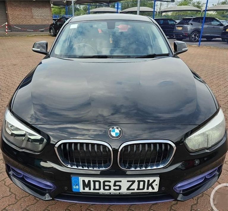 BMW 1 Series 116D Sport 20 Tax 72 Mpg Ulez 8 Servi MD65ZDK Black #6