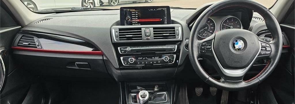 BMW 1 Series 116D Sport 20 Tax 72 Mpg Ulez 8 Servi MD65ZDK Black #3