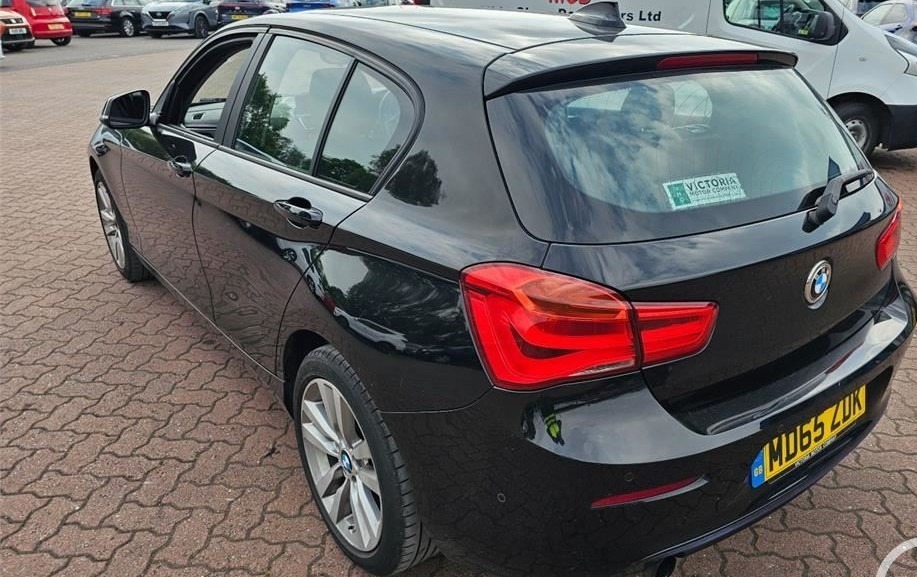 BMW 1 Series 116D Sport 20 Tax 72 Mpg Ulez 8 Servi MD65ZDK Black #2