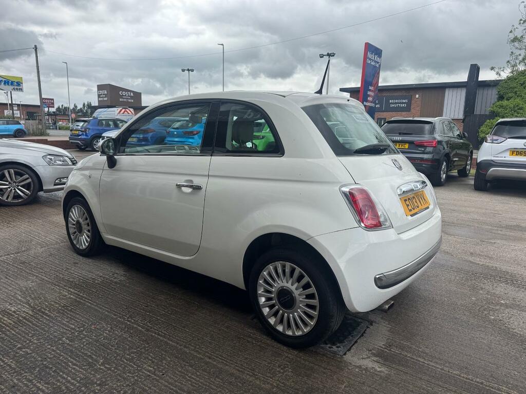 Fiat 500 1.2 Lounge Blue Me 35 Tax Ulez Low Ins EO13VYK White #2