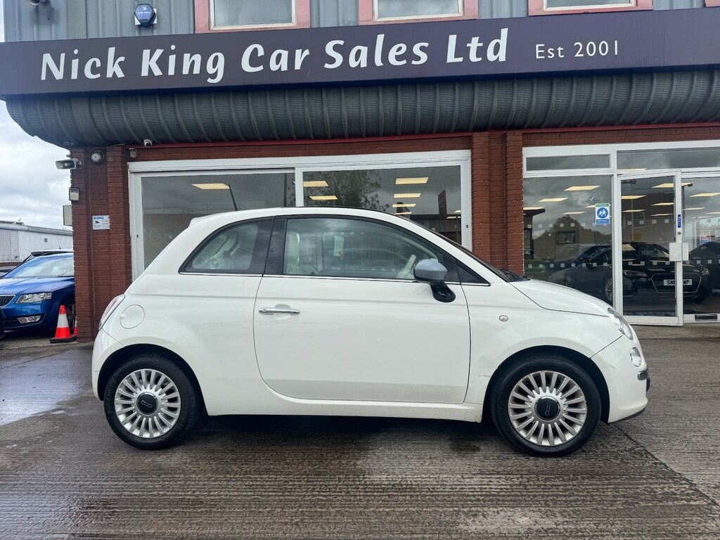 Fiat 500 1.2 Lounge Blue Me 35 Tax Ulez Low Ins EO13VYK White #4