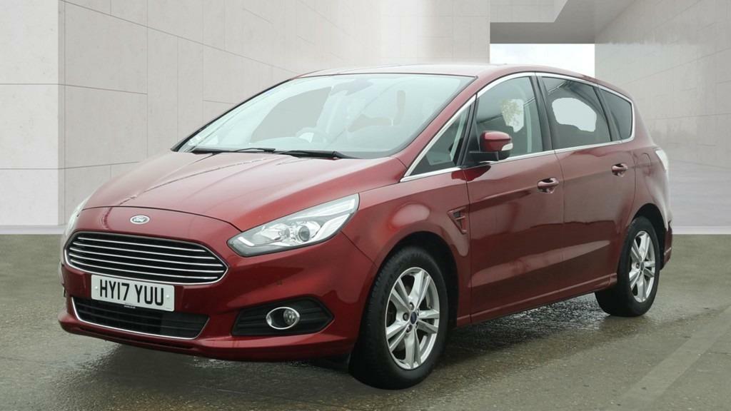 Ford S-Max 2.0 Tdci 150 Titanium Nav Ulez Dab Se HY17YUU Red #4