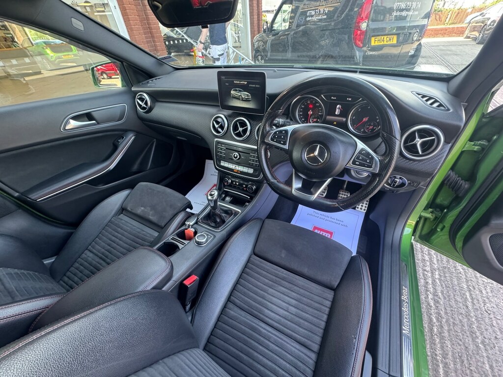 Mercedes-Benz A Class A180d Amg Line Nav Camera Ulez Blueto SN67PZL Green #3