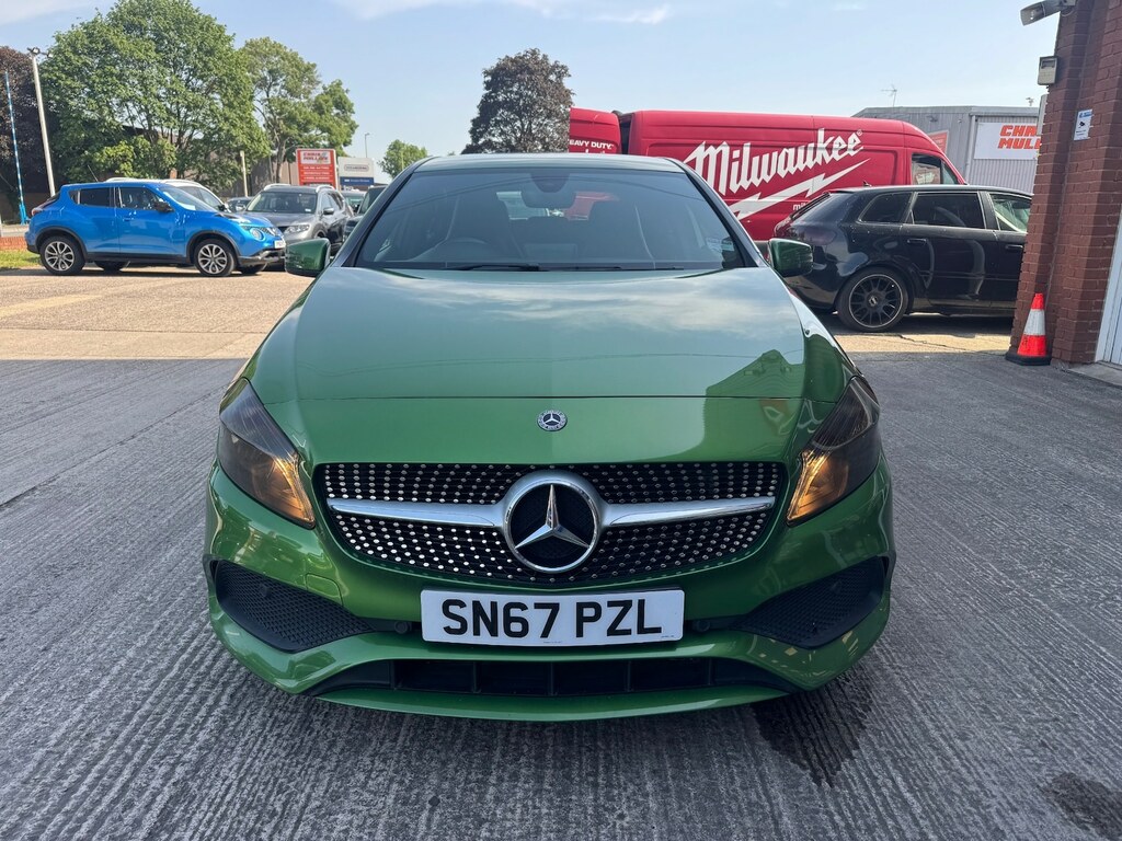 Mercedes-Benz A Class A180d Amg Line Nav Camera Ulez Blueto SN67PZL Green #5