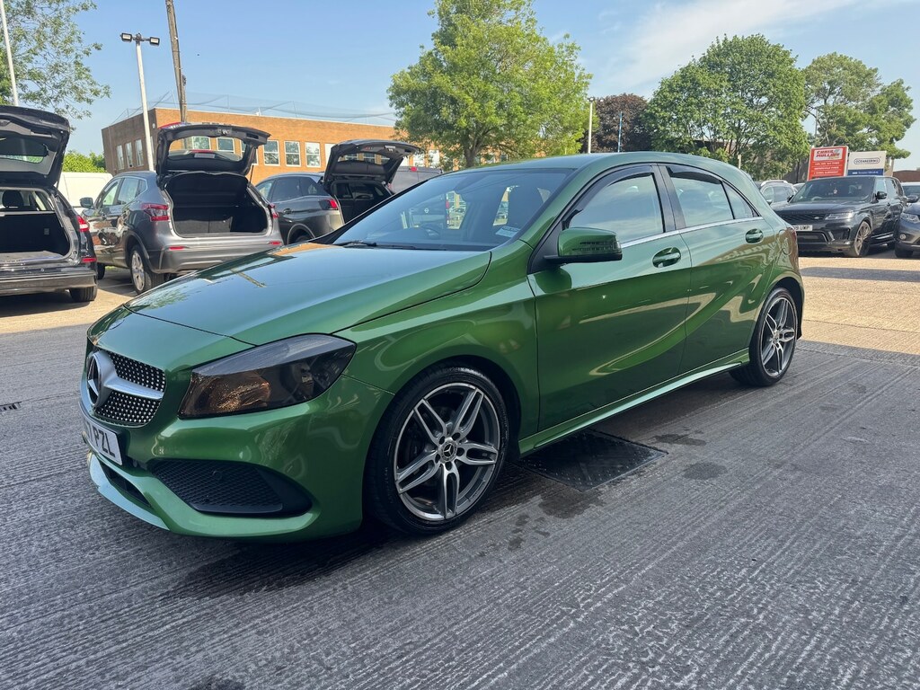 Mercedes-Benz A Class A180d Amg Line Nav Camera Ulez Blueto SN67PZL Green #6