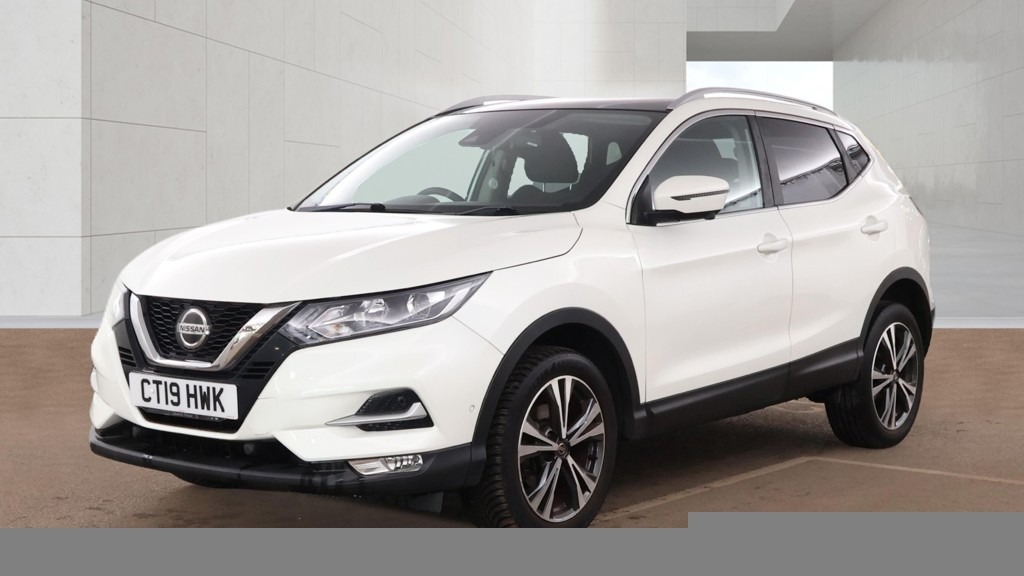 Nissan Qashqai 1.5 Dci 115 N-connecta Panroof Nav Came CT19HWK White #6