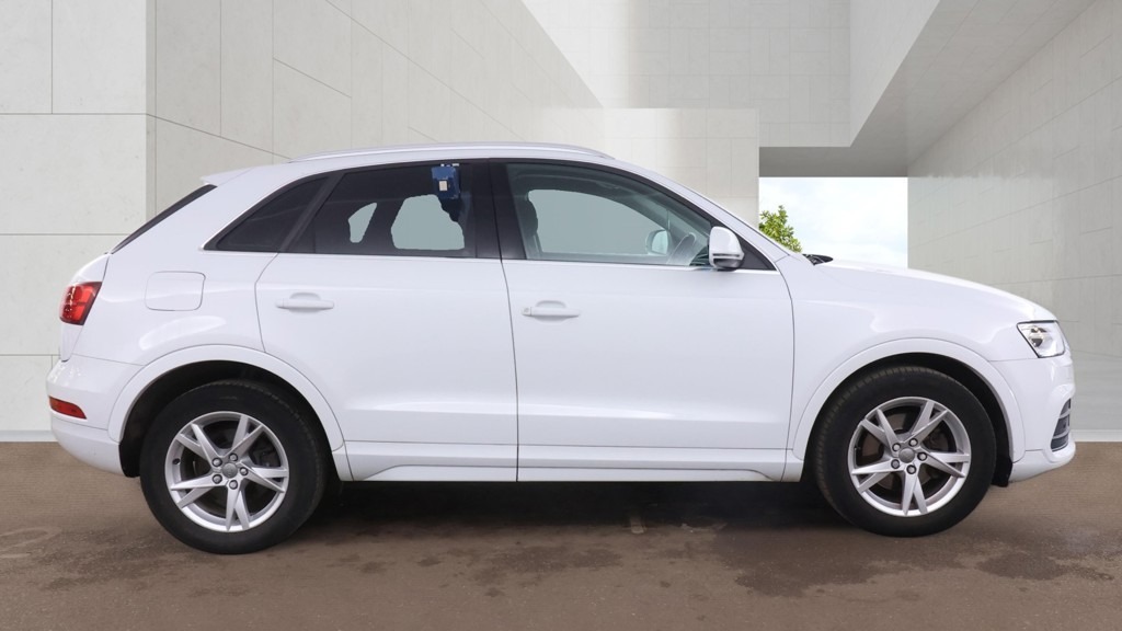 Audi Q3 2.0 Tdi Quattro Se S Tronic Ulez Dab Bl CE16WJE White #5
