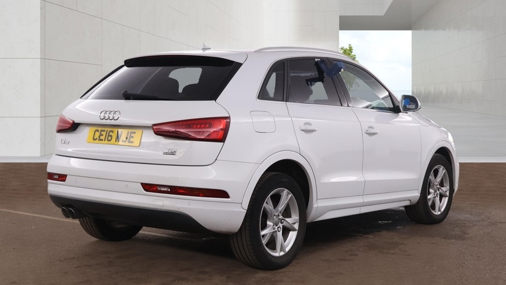 Audi Q3 2.0 Tdi Quattro Se S Tronic Ulez Dab Bl CE16WJE White #4